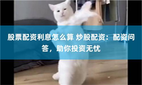 股票配资利息怎么算 炒股配资：配资问答，助你投资无忧